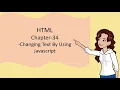 HTML Chapter 34 Changing Text With javascript By How to Do