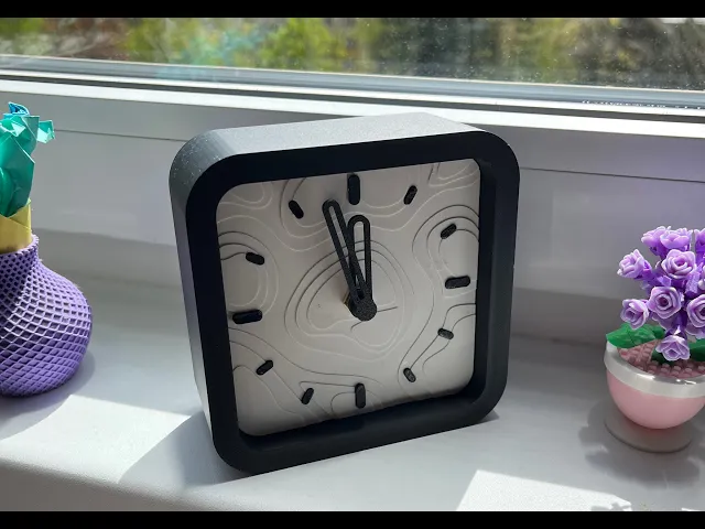  Contour clock video thumbnail