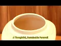 Biodegradable Memorial Urn Suitable for Water or Earth Burial