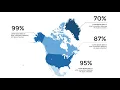 Maps of Editable North America - PowerPoint Maps