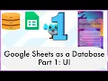 A Simple Expense Tracker App with Google Sheets Database Part 1 UI