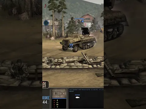 Panzerwerfer 💥 | Company Of Heroes Blitzkrieg Mod #shorts #shortsvideo #games