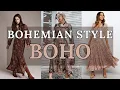 Boho Chic Spring Outfit Ideas with Boho Dresses Bohemian Style Lookbook
