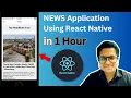 React Native News App from Scratch Navigation Animations Breaking News
