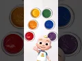 Download Lagu What Color does YELLOW🟡 + RED🔴 make?! Learn Color Mixing with Paint! #shorts #cocomelon