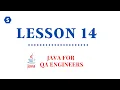 Java4QAE Lesson 14 Java Constructors