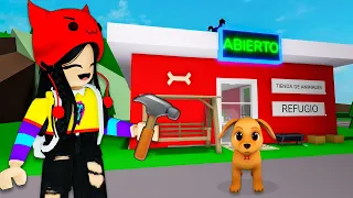Construyo una TIENDA DE MASCOTAS SECRETA 🐾 en Brookhaven  🐾 Nuevas actualización de mascotas