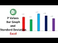 How to Display P Values and Standard Deviation in Bar Graph Excel Excel Tutorials