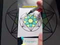 spell magic with this Easy mandala coloring page for kids