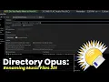Lagu Directory Opus: Renaming Music Files 201