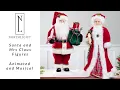 24 Animated Musical Santa Claus and Mrs Claus Christmas Figures Northlight NL88511 Northlight