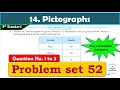 Problem set 52 Pictographs Chapter 14 5th standard Maths