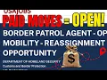 Paid Border Patrol Agent Relocation Application Now Open
