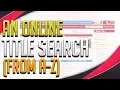 Tax Deed Title Search Full Process Watch me Go Through It LIVE