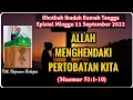 Khotbah Partangiangan Mazmur 51:1-10, Allah Menghendaki Pertobatan Kita