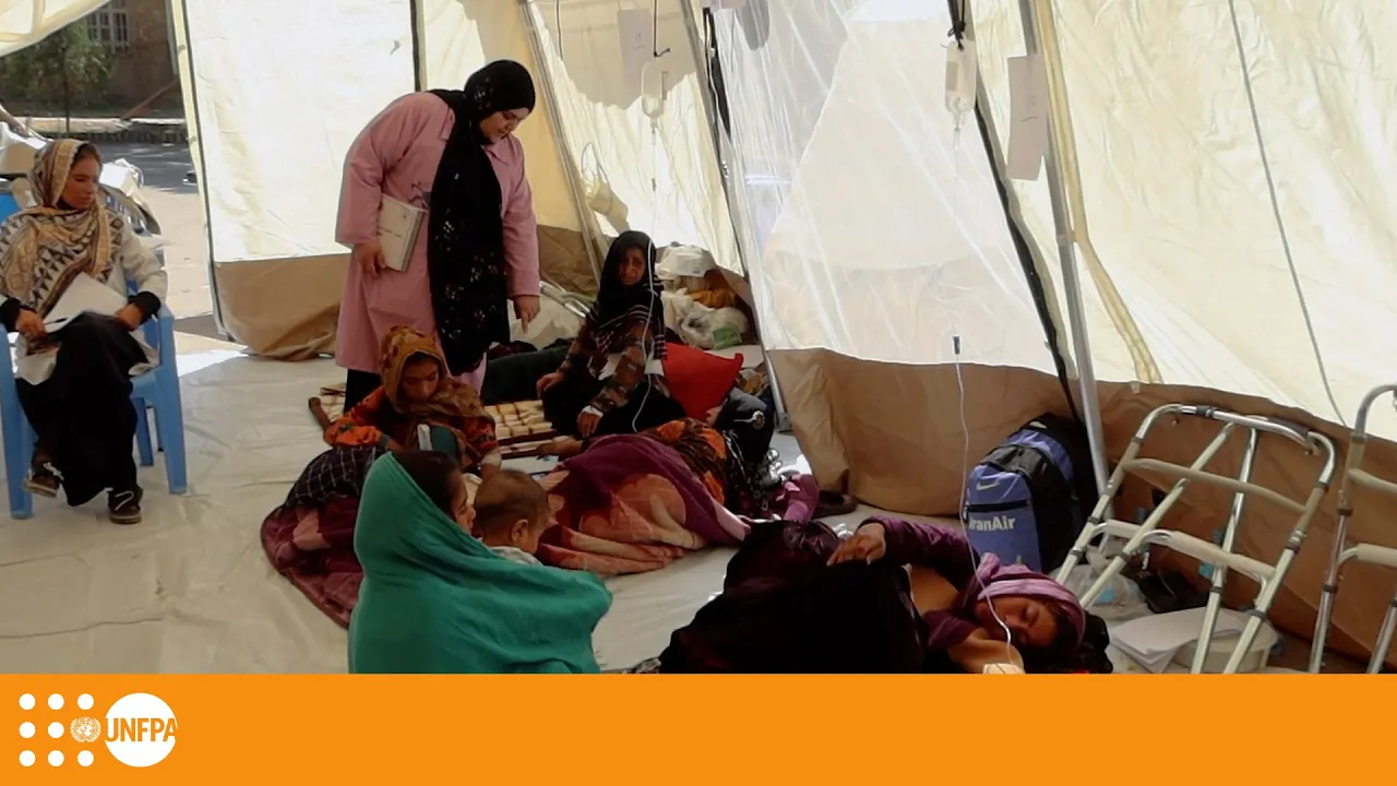 Midwives care for pregnant women after Afghanistan earthquakes