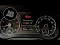 Oil Pressure Engine Off - VW Warning Light