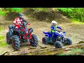 Download Lagu Den en pap rijden op quads in het bos Familievreugd