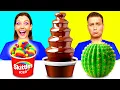 Lagu Chocolate Fountain Fondue Challenge | Funny Kitchen Tricks by Fun Teen
