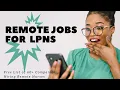 Remote Jobs for LPN s - Tips for your REMOTE JOB Search