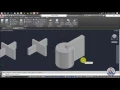 Autocad 3d Modeling Autocad 2017 tutorial for beginners Union Subtract Intersect Lesson 51