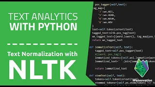 Text Normalization Part 3 Text Preprocessing Text Analytics with Python