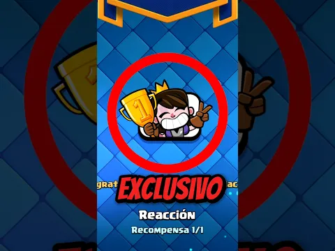 CONSIGO el NUEVO EMOTE más EXCLUSIVO 😱 #clashroyale