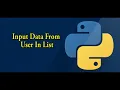 Python Tutorial Bangla 51 - Input data from user in List TechBangla