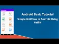 Simple GridView In Android Using Kotlin