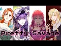 Download Lagu 【AMV】Pretty Savage × Manhwa || MULTIFEMALES