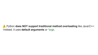 28 1 Method Overloading Python-style