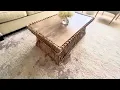 Review Safavieh Home Collection Gensho Rattan Coffee Table