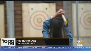 To Do List Axe Throwing Live Comedy Jazz Celebration