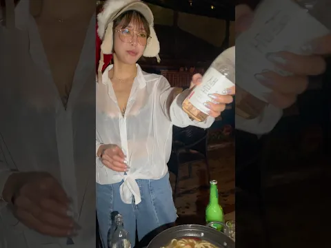 Soju opening trick 🍾 @mizz_hwa