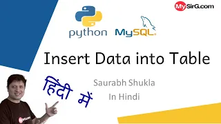 Python-MySQL Inserting Data into Table