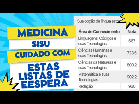 Vídeo: três pontos de atenção ao escolher uma lista de espera de Medicina no SISU
