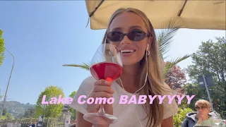 went to lake como for 24 hours, got wasted.