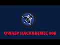 Playing with Javescript Functions OWASP Hackademic Challenge 006