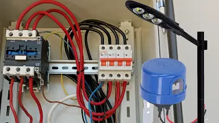 طريقة توصيل إنارة الشوارع بالخلية الضوئية والكونتاكتور