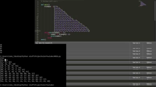 Python Beginner tutorial series using project Euler - Maximum path sum 1