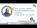 How to Copy a SSAS Multidimensional Cube Database