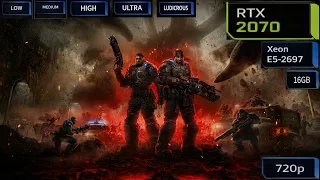Gears of War E-Day RTX 2070 Xeon E5 2697 v4 Benchmark