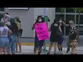 Union Postal Workers Gather Outside Downtown Miami Post Office To Protest Changes