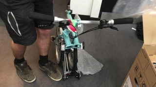 Unboxing a new Brompton