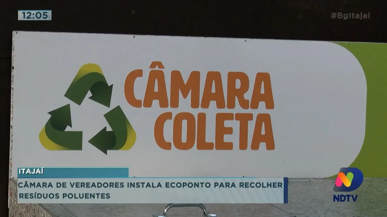 Câmara de Vereadores instala eco-ponto para recolher resíduos poluentes