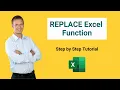 REPLACE Excel Function Step by Step Tutorial How to Use REPLACE Formula