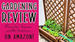Best Choice Products Wood Planter Box with Trellis Review