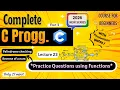 Practice Questions Reverse and Palindrome Lec 23 C Programming Full course for Beginners