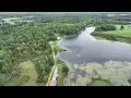 Evart Michigan Airbnb Aerial