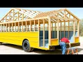 Lagu Man Turns Old School Bus into Amazing Mobile Home | Full Build by @lifeanywhere